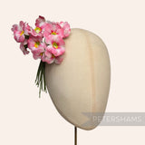 'Alisson' Vintage 1950/60's Silk German Primrose Flowers with Rolled Stems