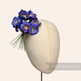 'Alisson' Vintage 1950/60's Silk German Primrose Flowers with Rolled Stems
