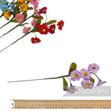 *One-off* 'Alissio' Vintage 1950s German Silk Primrose Flower Branch