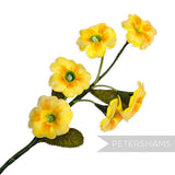 *One-off* 'Alissio' Vintage 1950s German Silk Primrose Flower Branch
