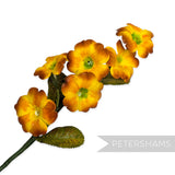 *One-off* 'Alissio' Vintage 1950s German Silk Primrose Flower Branch