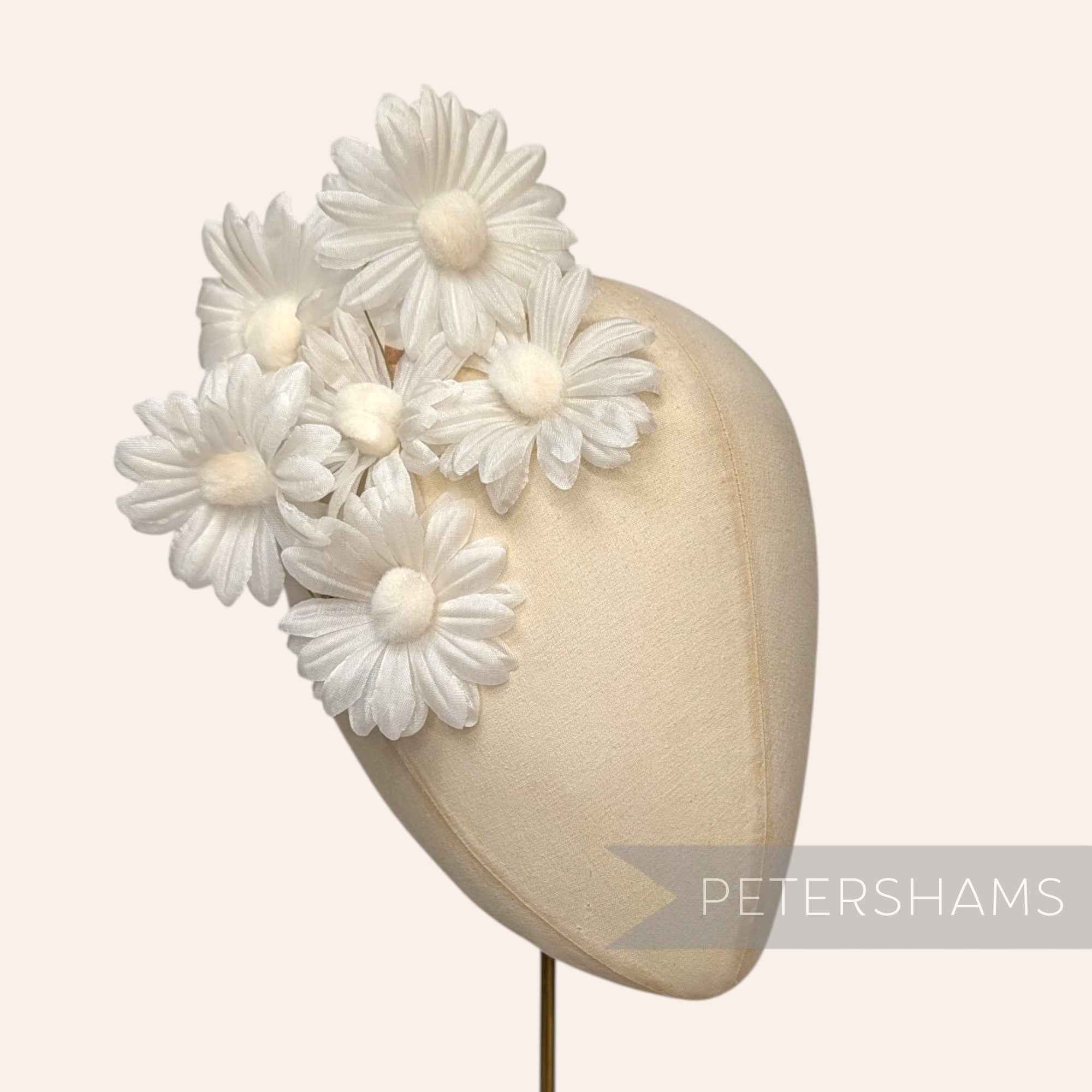 'Theresa' Vintage 1950/60s Wired Japanese Daisy Flowers - 6 stems