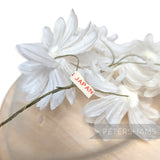 'Theresa' Vintage 1950/60s Wired Japanese Daisy Flowers - 6 stems