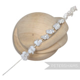 'Marianna' Velvet and Organza Petite Forget-Me-Not Flower Branch