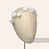 'Marianna' Velvet and Organza Petite Forget-Me-Not Flower Branch