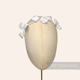 'Marianna' Velvet and Organza Petite Forget-Me-Not Flower Branch