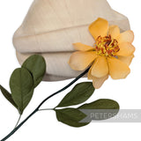 'Madoki' Vintage 1960s Japanese 8cm Silk Flower
