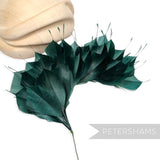 Large Spiky Goose Feather Wired Hat Mount