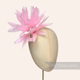 'Kay' Large Goose Feather Pom Flower Millinery Hat Mount