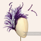 *One-Off* Zig Zag Coque & Hackle Feather Hat Mount
