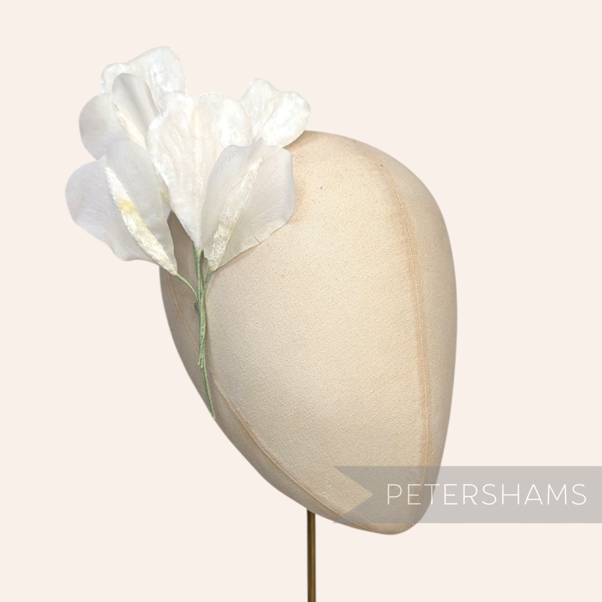 'Iceolde' Vintage 1950/60's Japanese Silk and Velvet Wired Millinery Petals