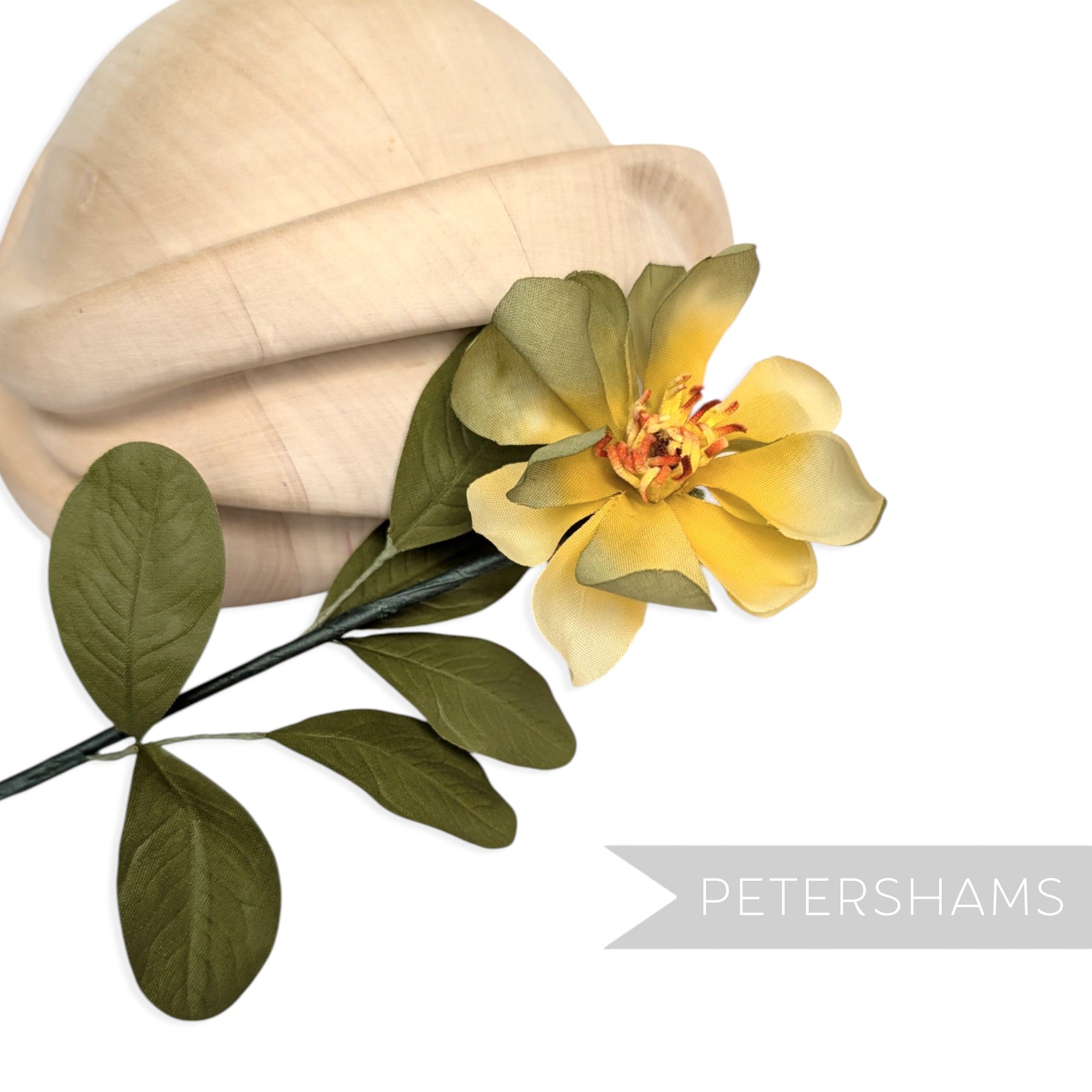 'Madoki' Vintage 1960s Japanese 8cm Silk Flower