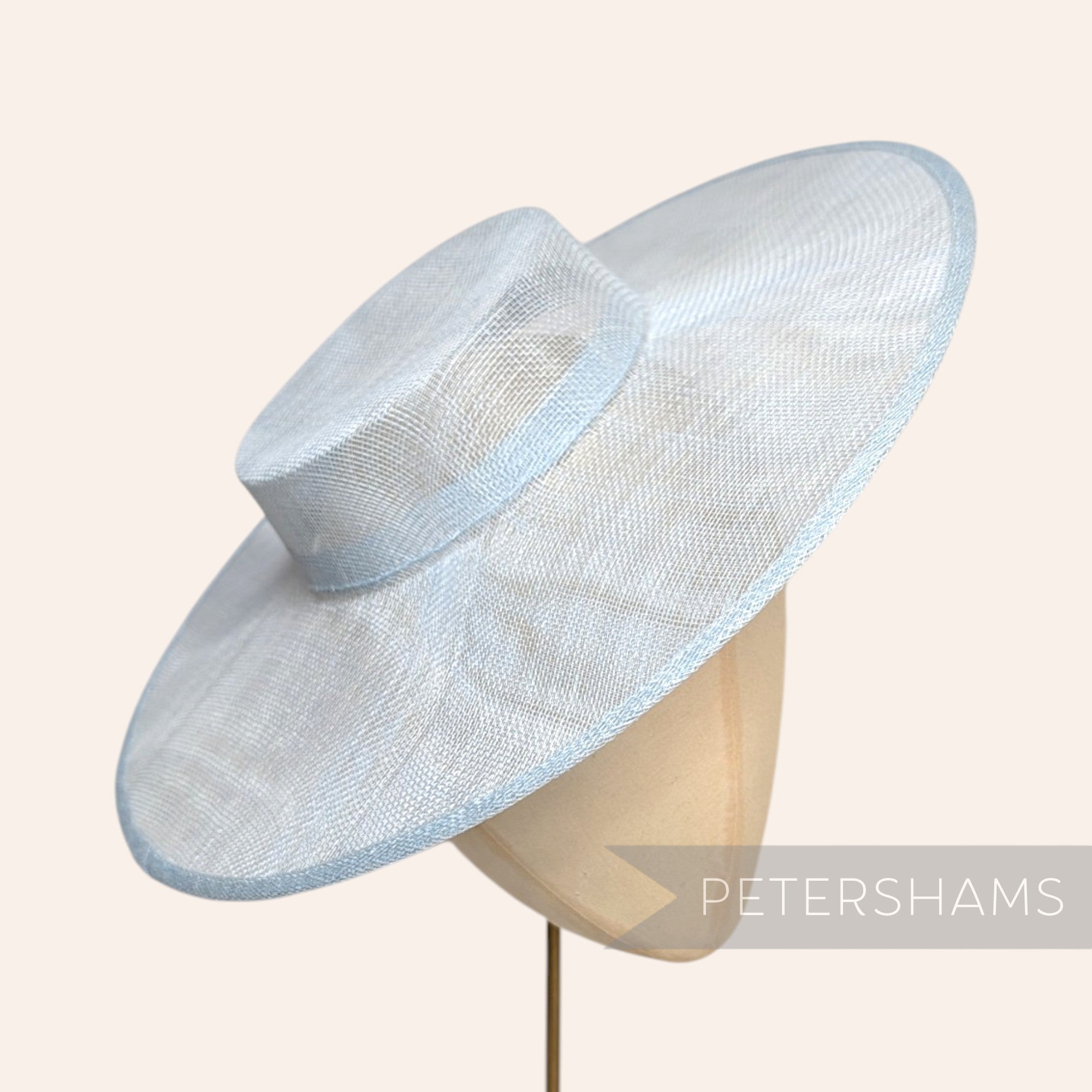 Large Brim Sinamay Boater Fascinator Hat Base