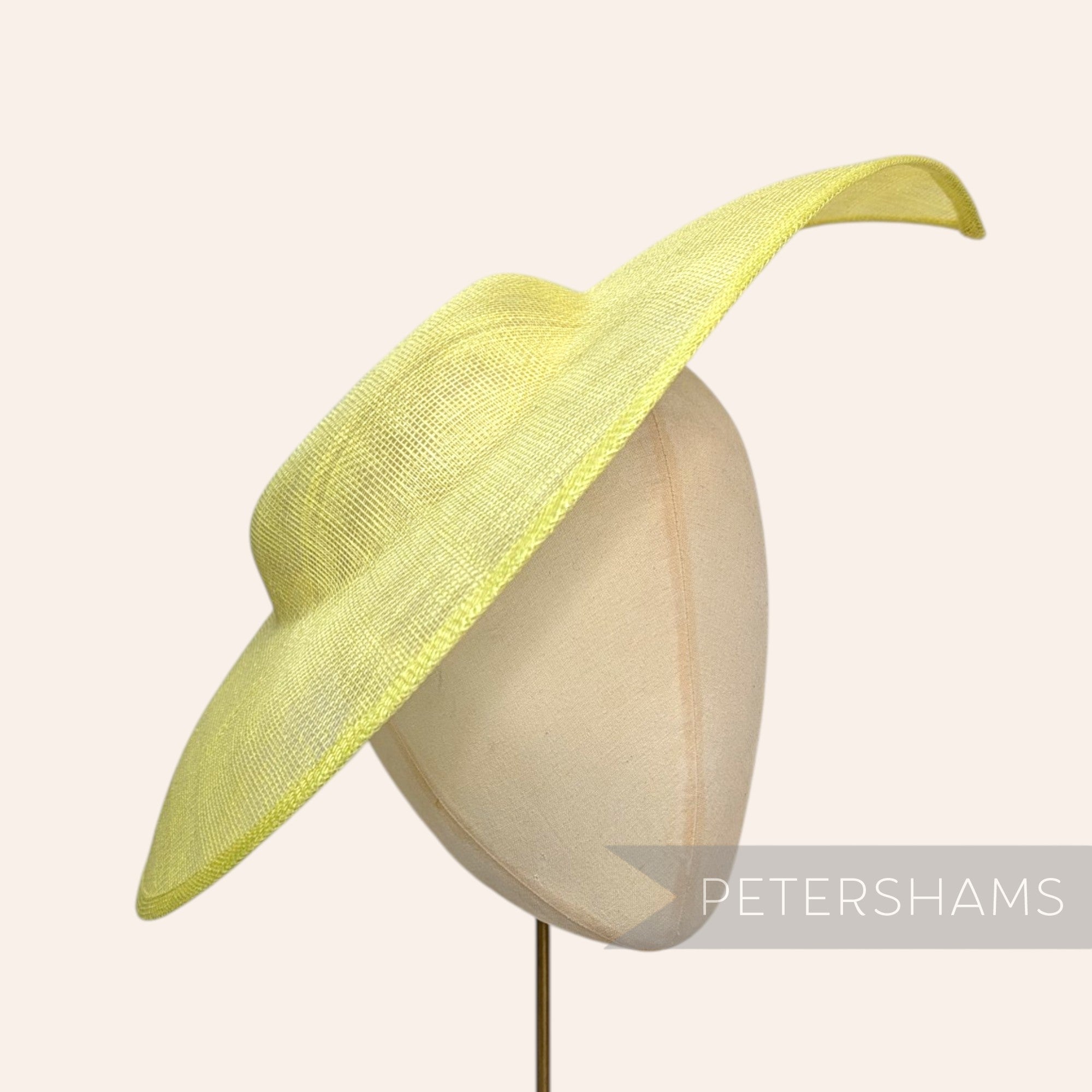 Extra Large Pointed Tip Sinamay Fascinator Hat Base