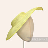 Extra Large Pointed Tip Sinamay Fascinator Hat Base