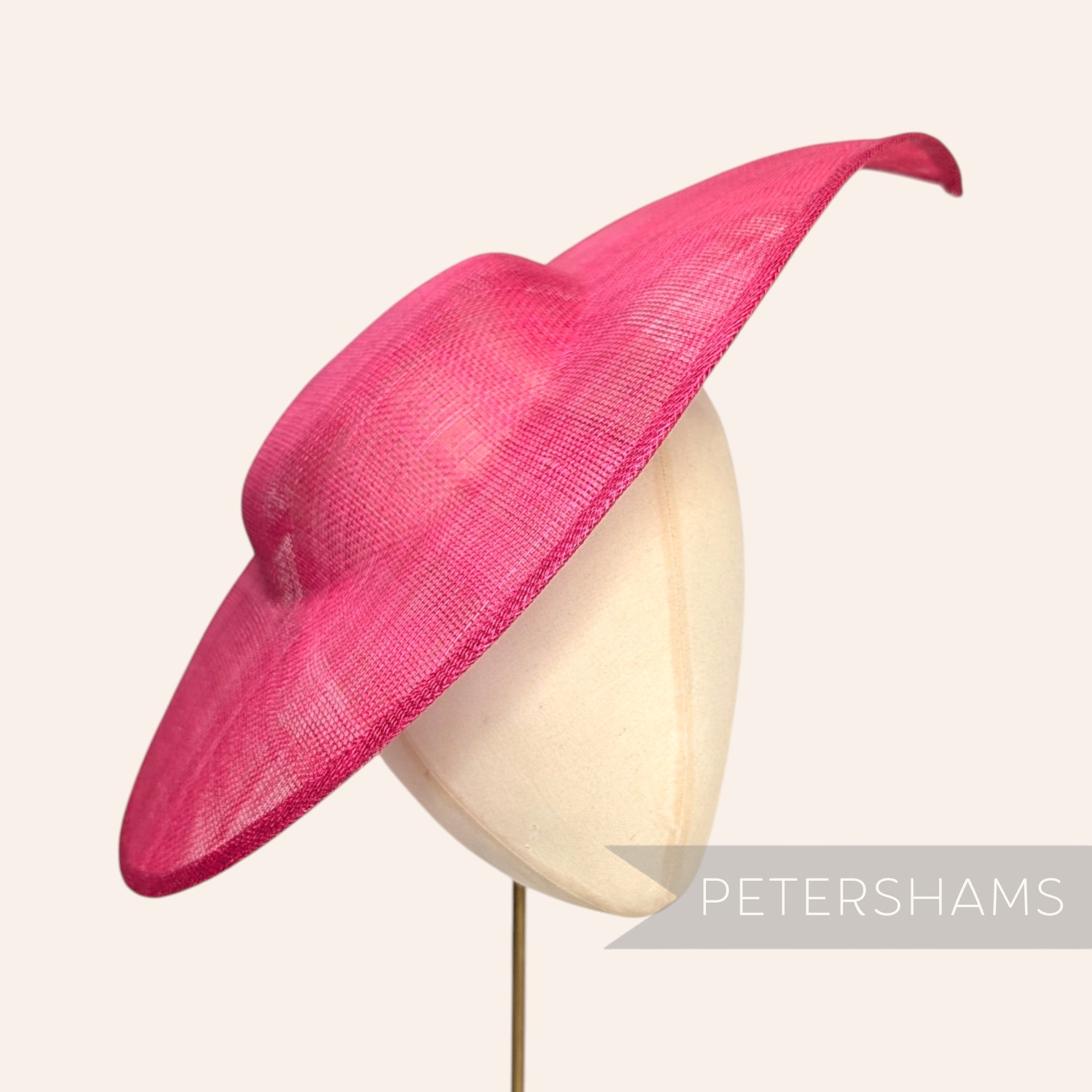 Extra Large Pointed Tip Sinamay Fascinator Hat Base