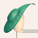 Extra Large Pointed Tip Sinamay Fascinator Hat Base