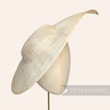 Extra Large Pointed Tip Sinamay Fascinator Hat Base