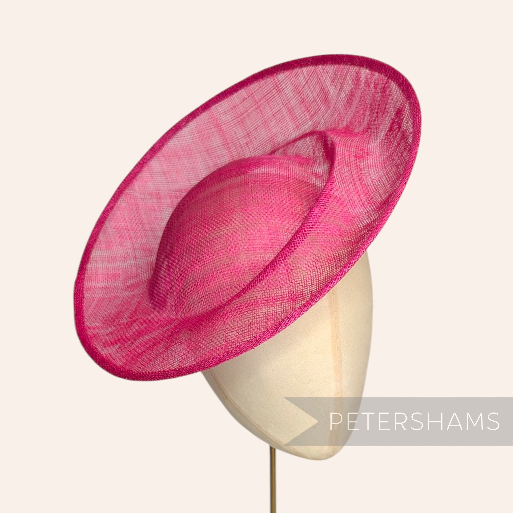 'Cindy' Sinamay Orbital Pleat Fascinator Hat Base