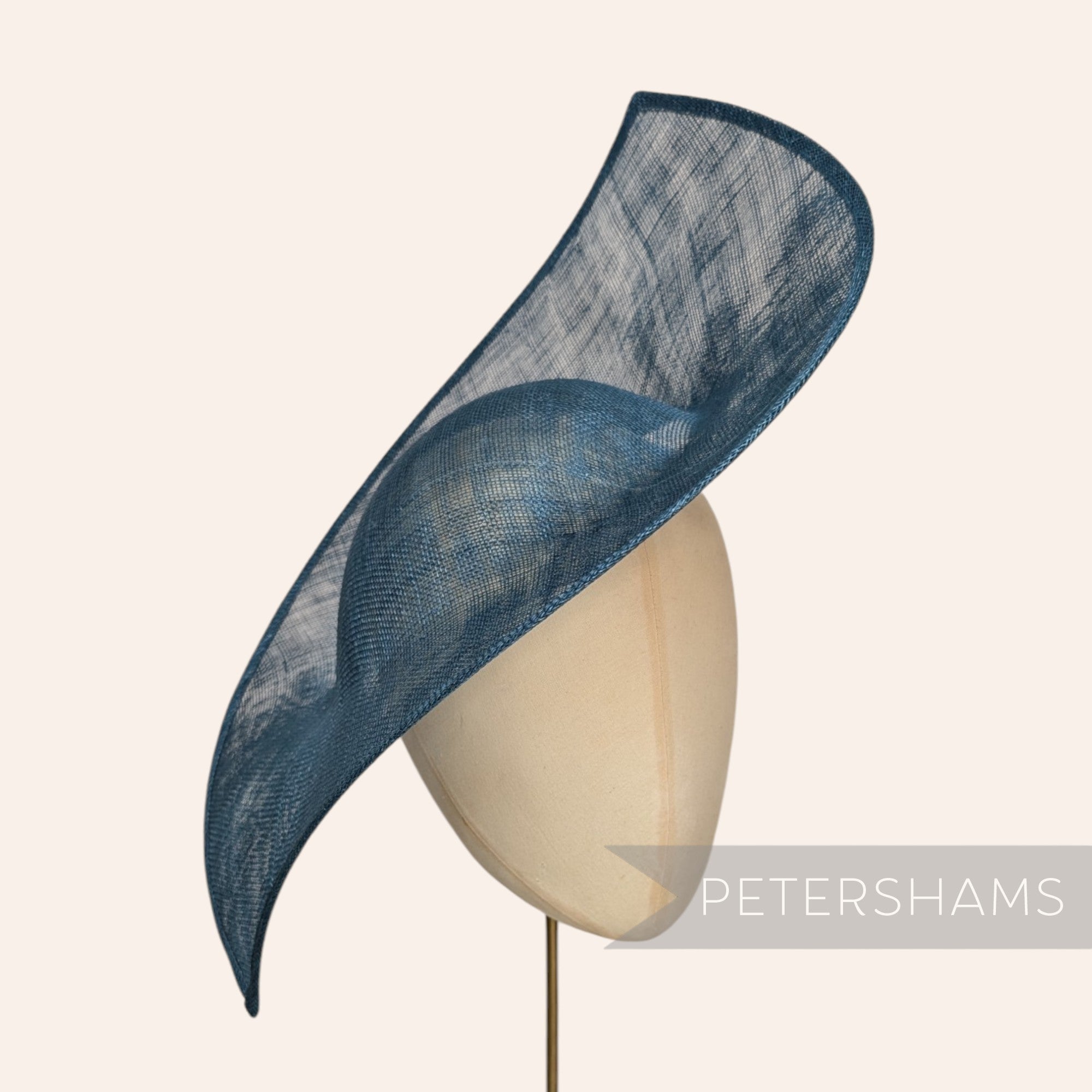 'Jackie' Double Pointed Sinamay Fascinator Hat Base