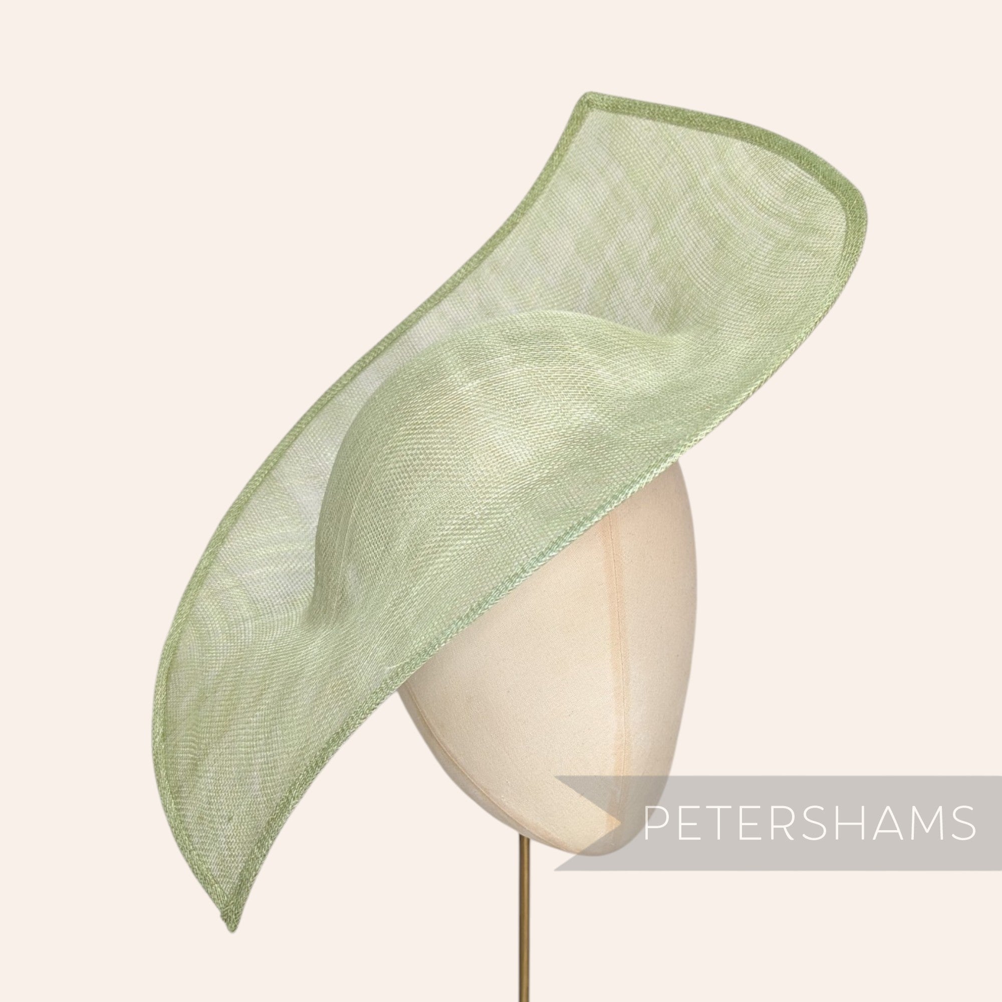 'Jackie' Double Pointed Sinamay Fascinator Hat Base