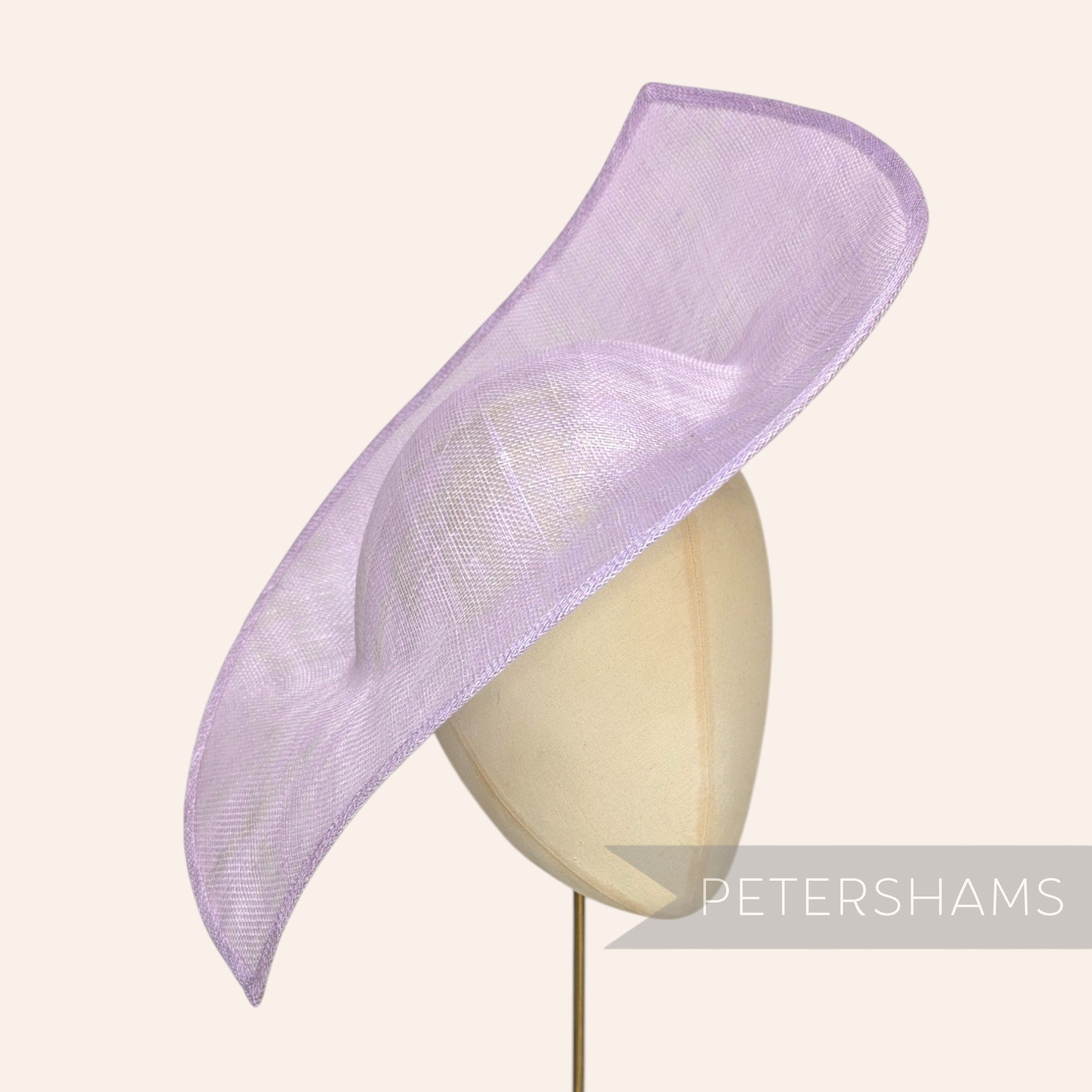 'Jackie' Double Pointed Sinamay Fascinator Hat Base