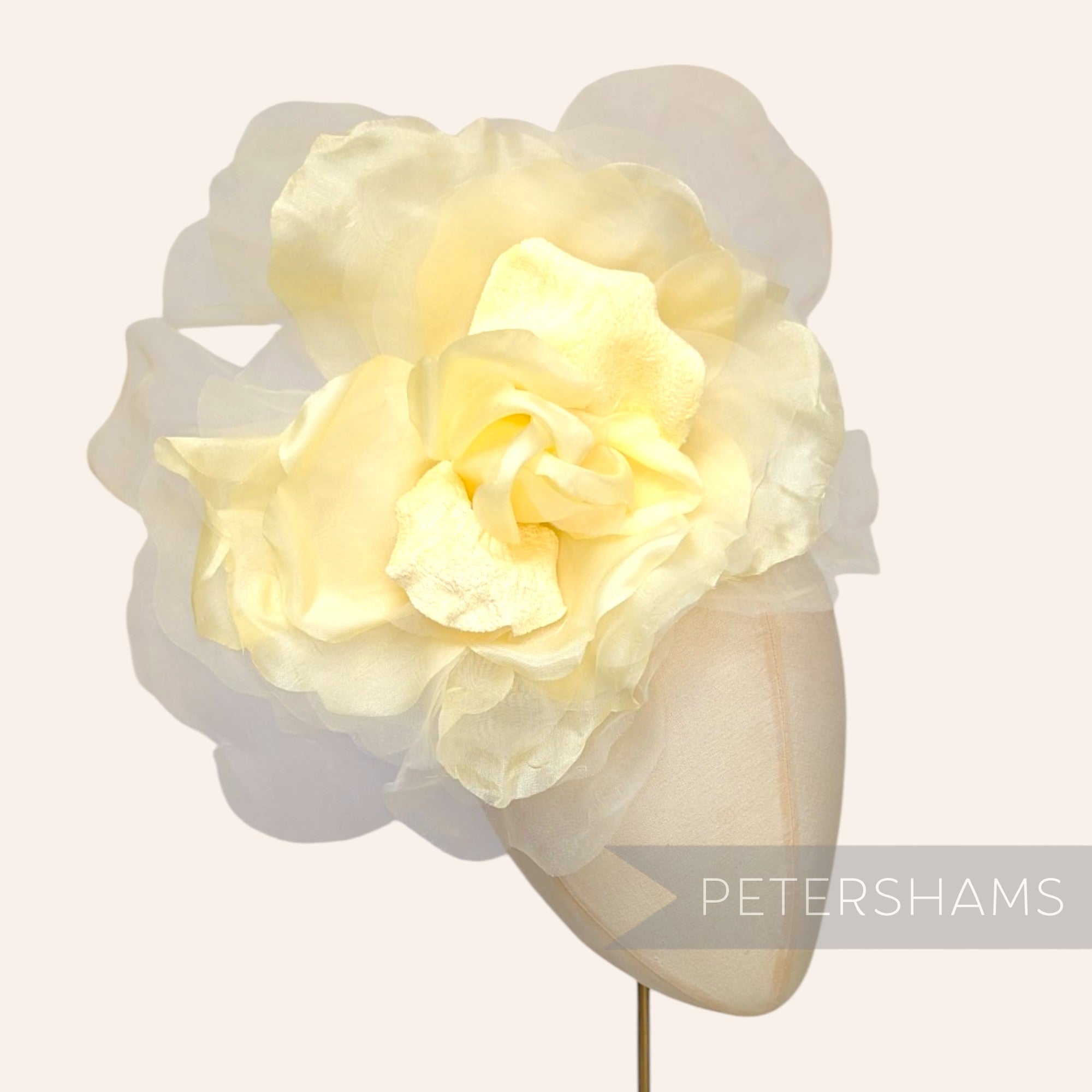 'Priscilla' Giant 25cm Velvet & Organza Millinery Flower
