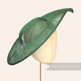 Extra Large Pointed Tip Sinamay Fascinator Hat Base