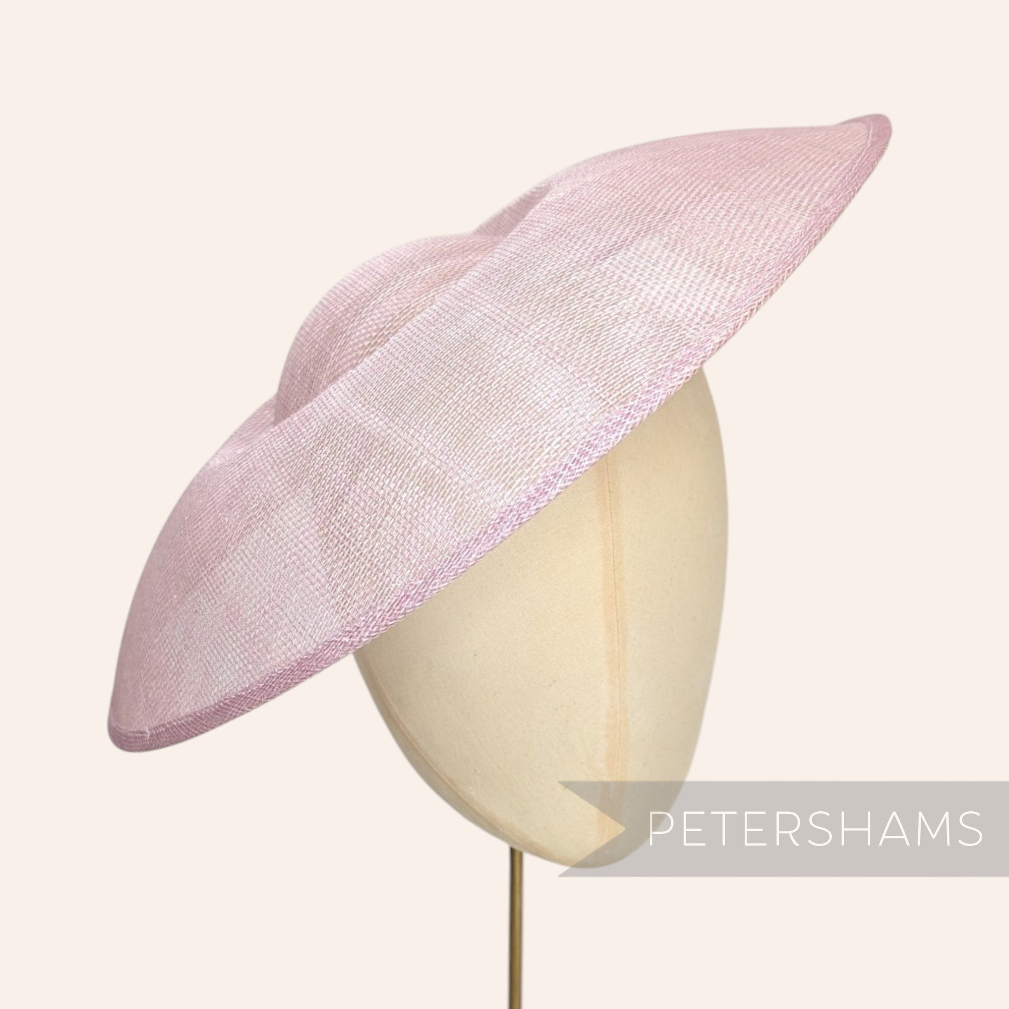 'Charlotte' 35cm Extra Large Saucer Sinamay Fascinator Hat Base