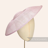 'Charlotte' 35cm Extra Large Saucer Sinamay Fascinator Hat Base