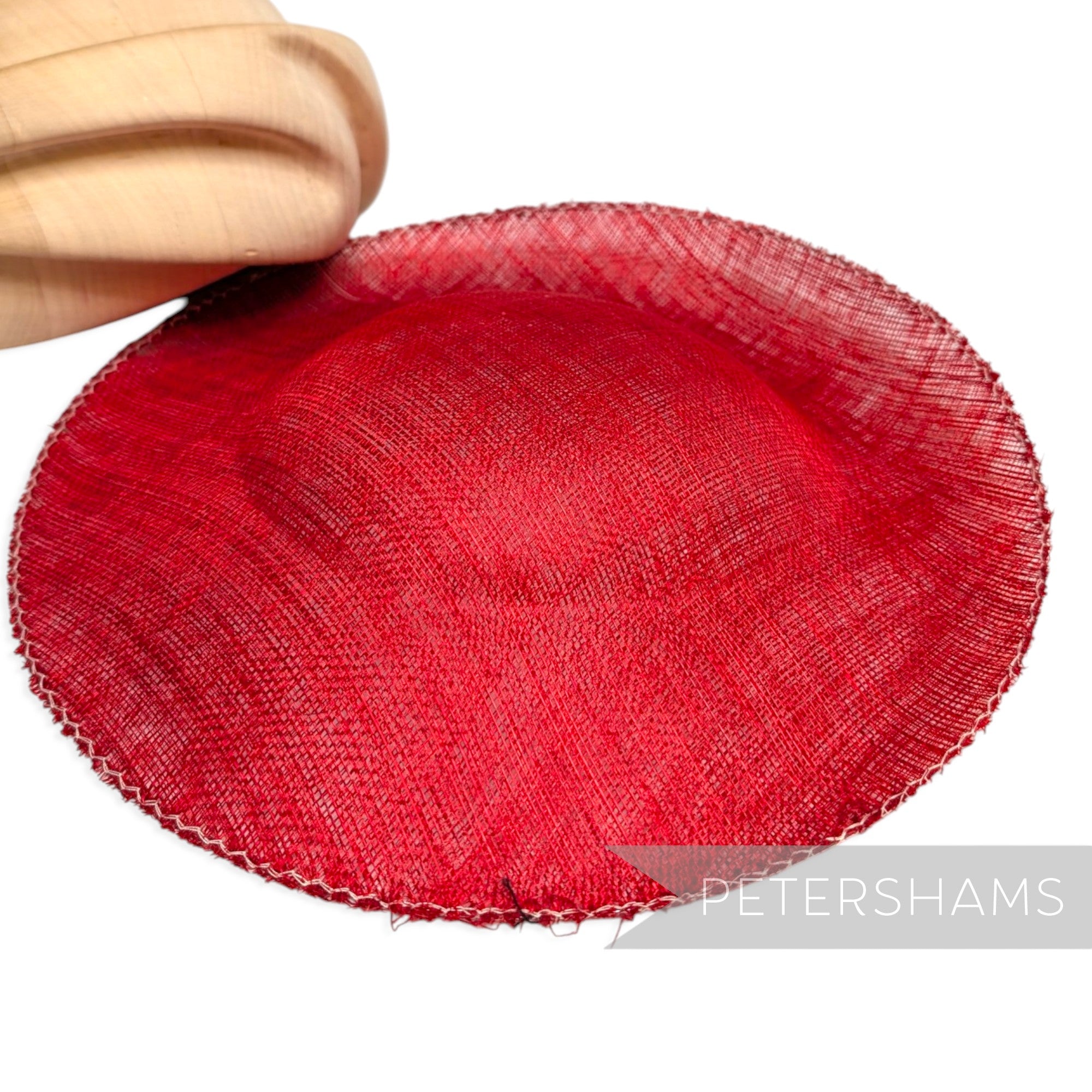 *One-off* Untrimmed 29cm Sloped Upturned Sinamay Base
