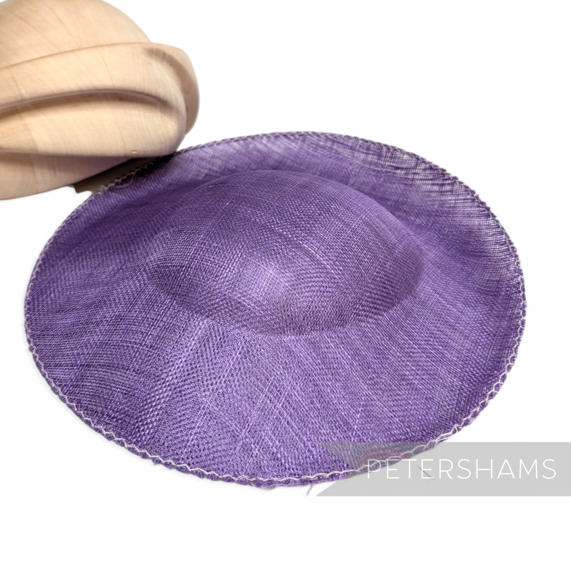 *One-off* Untrimmed 29cm Sloped Upturned Sinamay Base