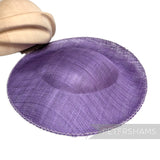 *One-off* Untrimmed 29cm Sloped Upturned Sinamay Base