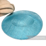 *One-off* Untrimmed 29cm Sloped Upturned Sinamay Base