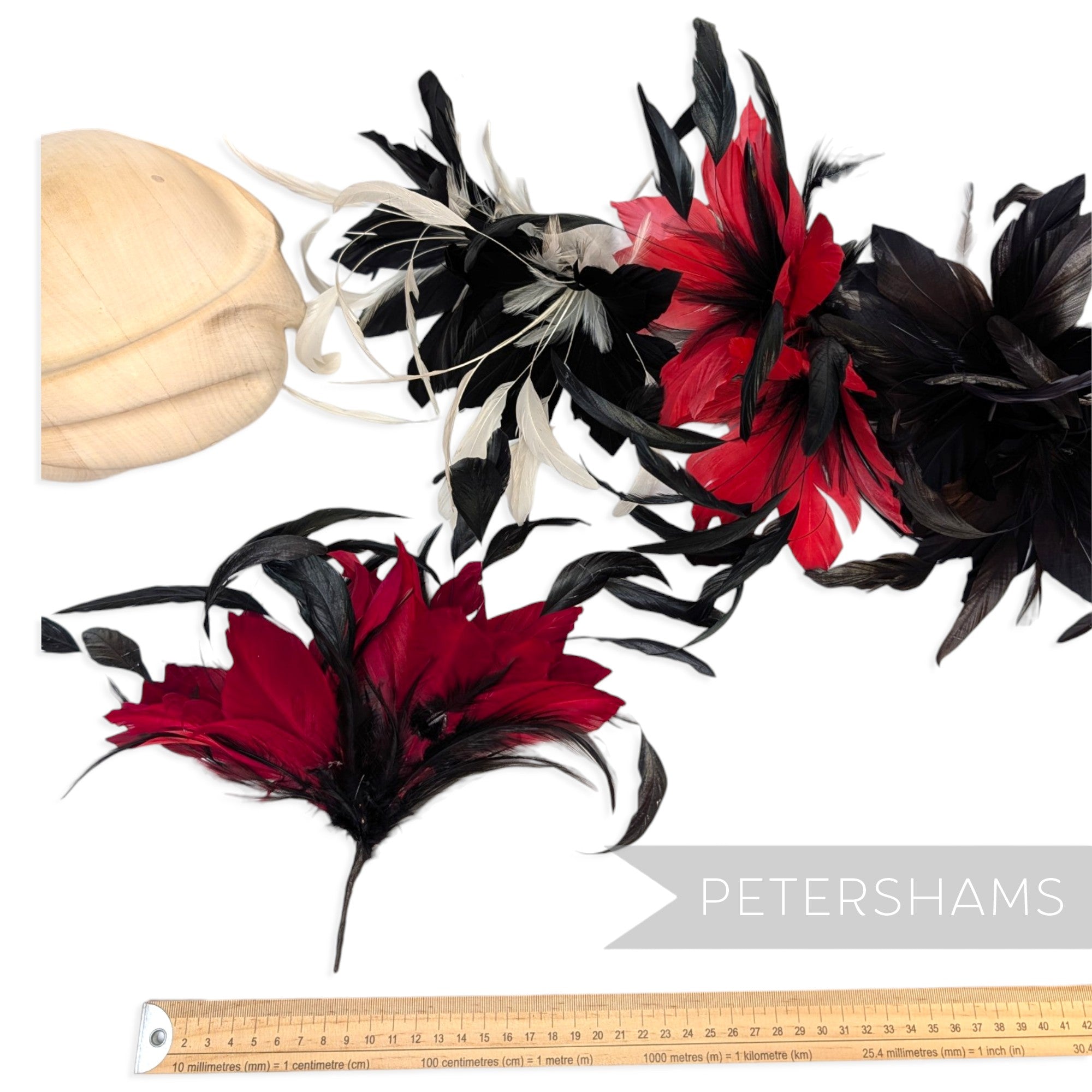 *One-off* HUGE Double Goose, Coque and Hackle Feather Flower