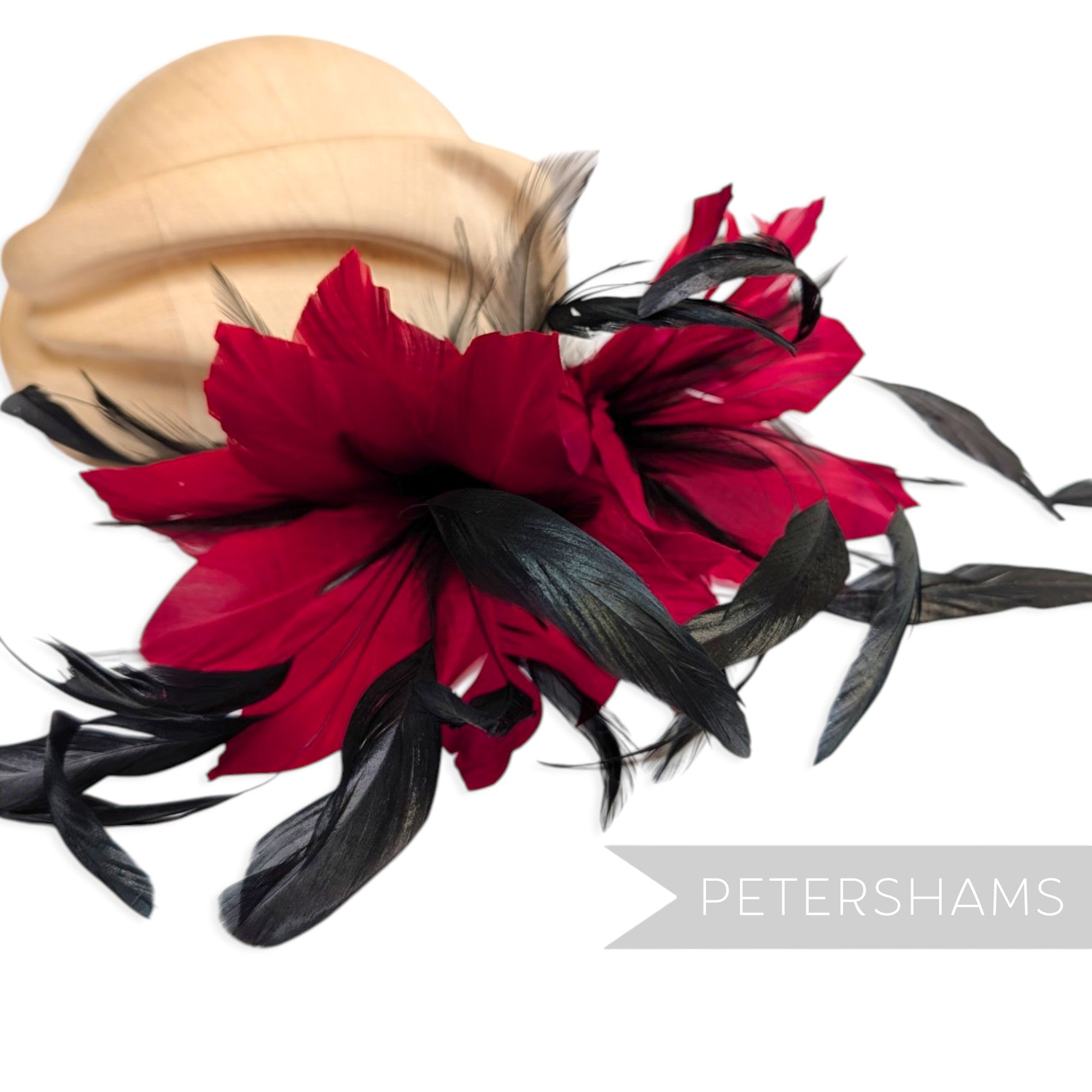 *One-off* HUGE Double Goose, Coque and Hackle Feather Flower