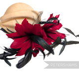 *One-off* HUGE Double Goose, Coque and Hackle Feather Flower