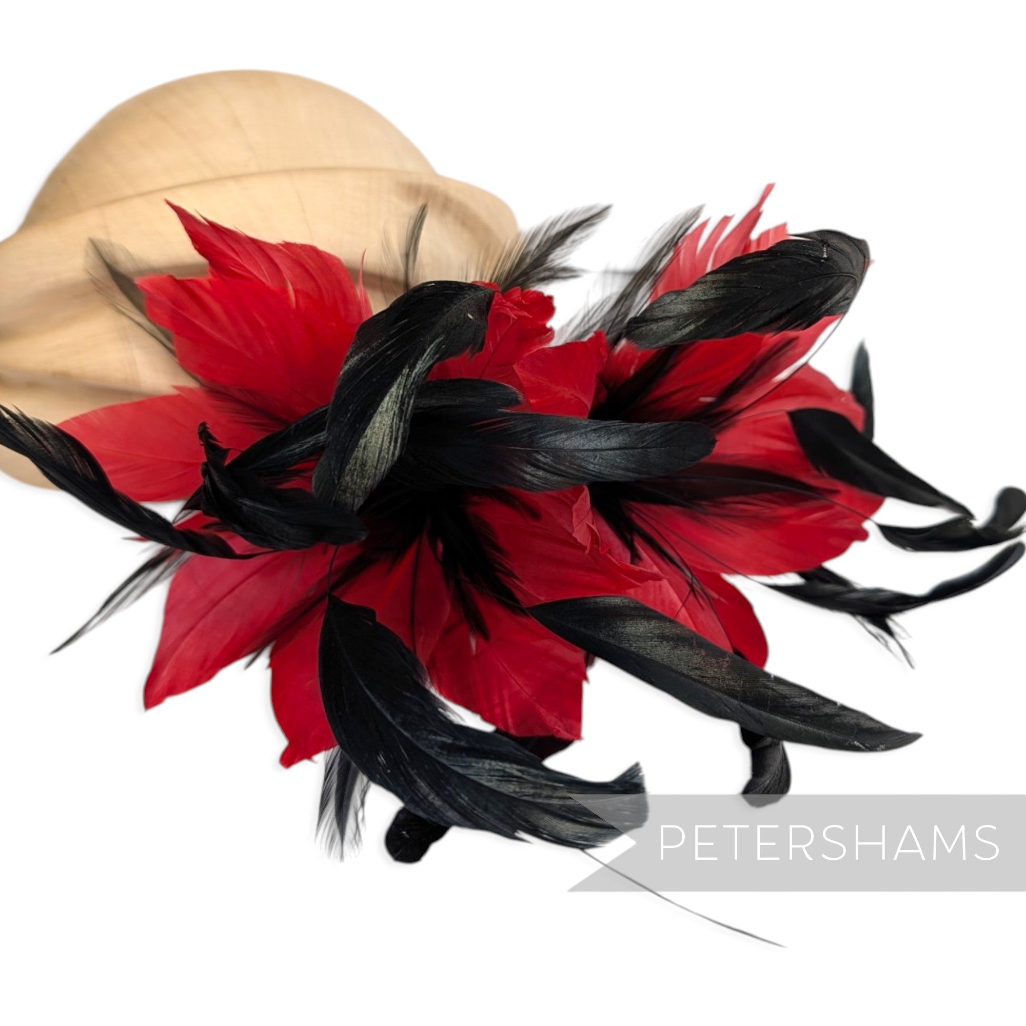 *One-off* HUGE Double Goose, Coque and Hackle Feather Flower