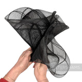 *One-off* Extra Large 51cm Sinamay and Lattice Crin Disc