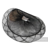 *One-off* Extra Large 51cm Sinamay and Lattice Crin Disc