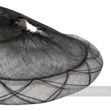 *One-off* Extra Large 51cm Sinamay and Lattice Crin Disc