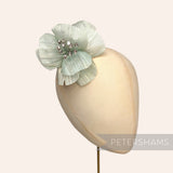 *One-off* STUNNING Silk Abaca and Diamante Flower