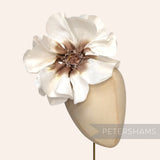 *One-off* 'Cam' XL 20cm Silk Poppy Millinery Flower Mount