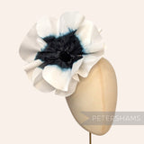 *One-off* 'Cam' XL 20cm Silk Poppy Millinery Flower Mount