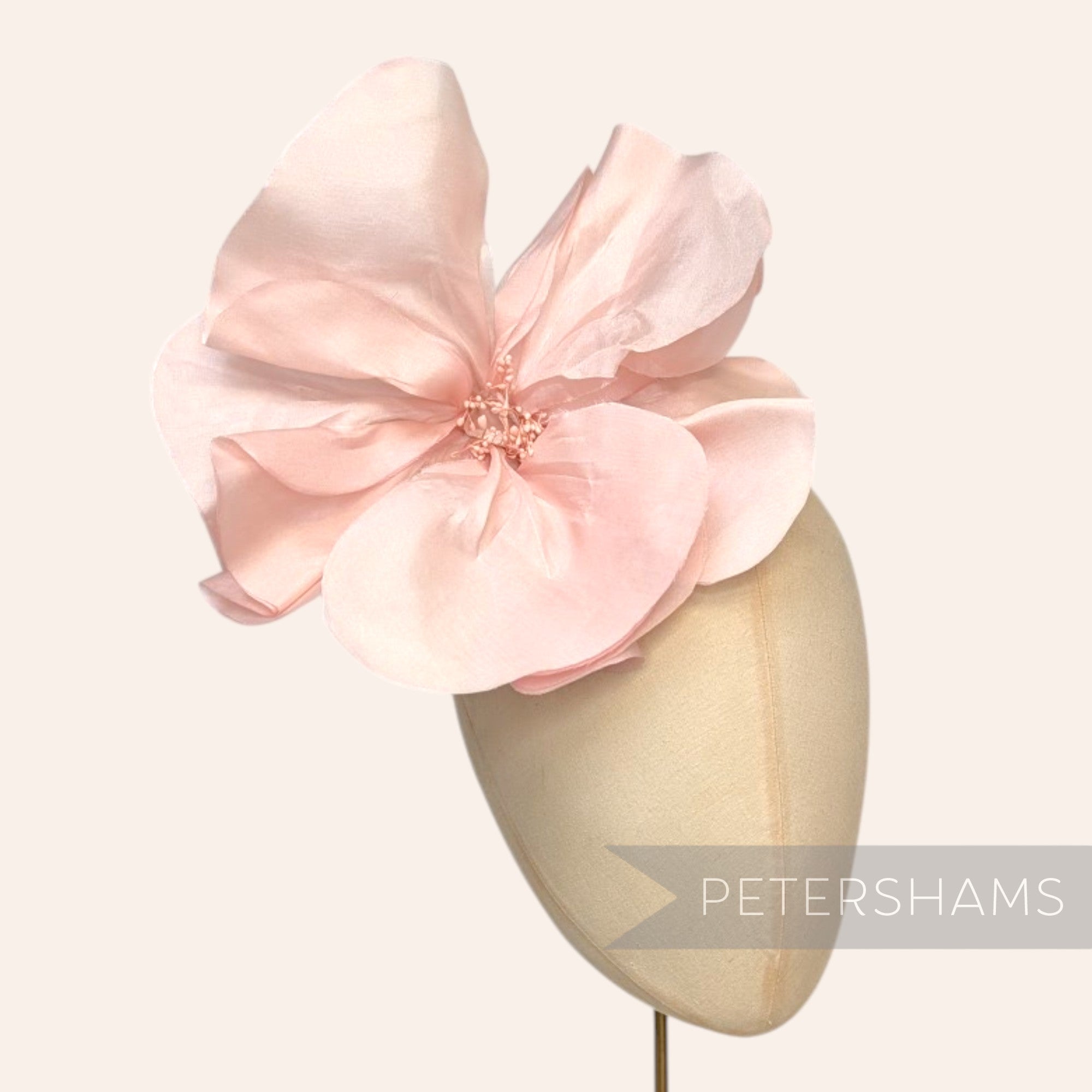 *One-off* 'Cam' XL 20cm Silk Poppy Millinery Flower Mount