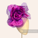 *One-off* 'Cilla' Giant 25cm Velvet & Organza Millinery Flower