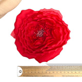 *One-off* Frilly 14cm Silk Millinery Flower Mount