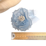 *One-off* Small 9cm Frilly Silk Millinery Flower