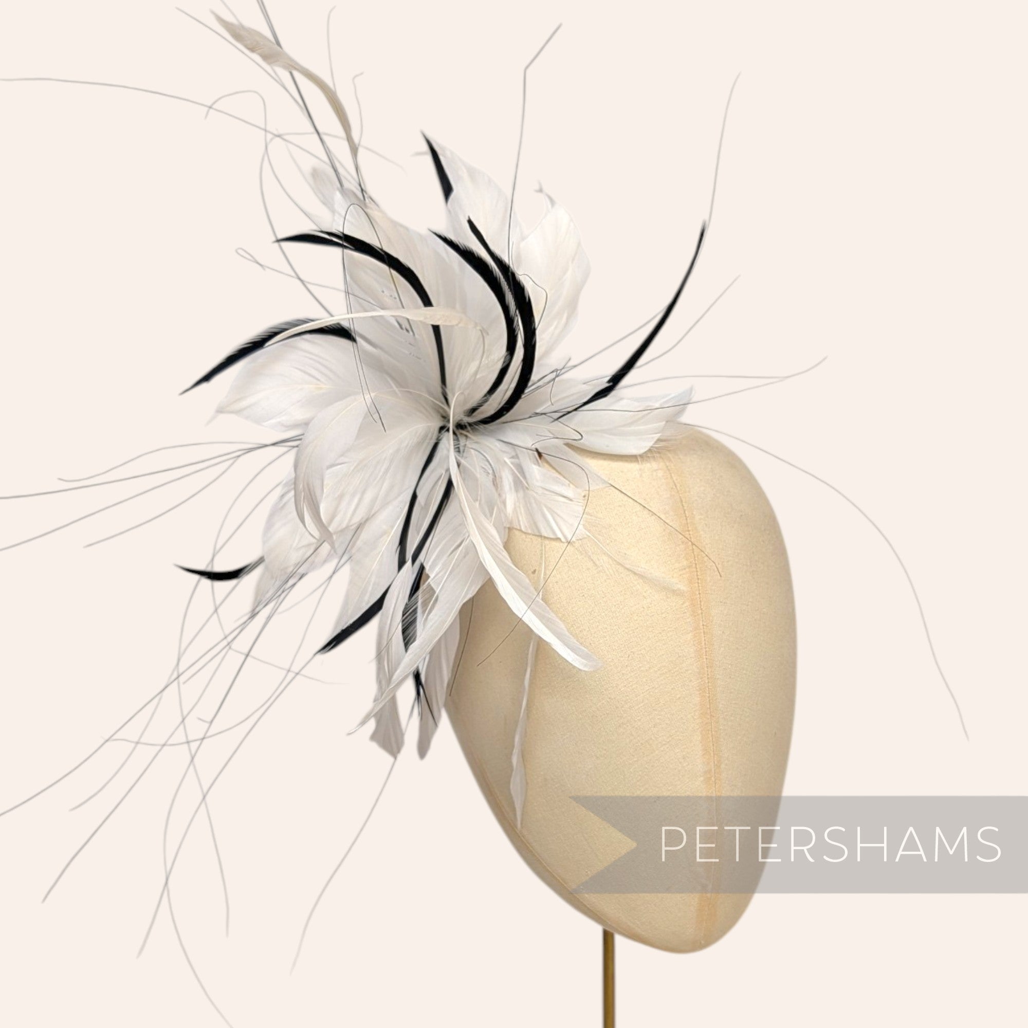 *One-Off* Goose Nagorie, Biot, Stripped Coque & Peacock Herl Feather Mount