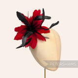 *One-Off* Goose Nagorie & Stripped Coque Feather Flower Mount